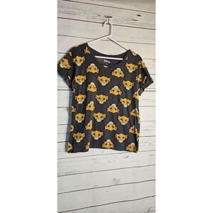Vintage Disney The Lion King All Over Print Tshirt XL  Women's